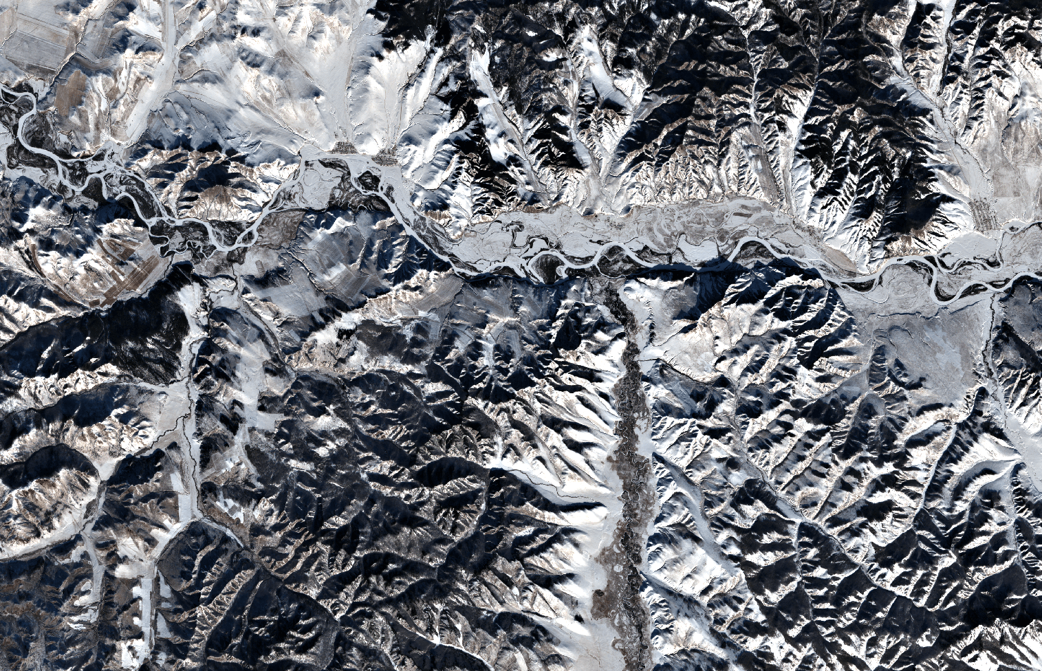 Mongolia as seen by Sentinel-2A