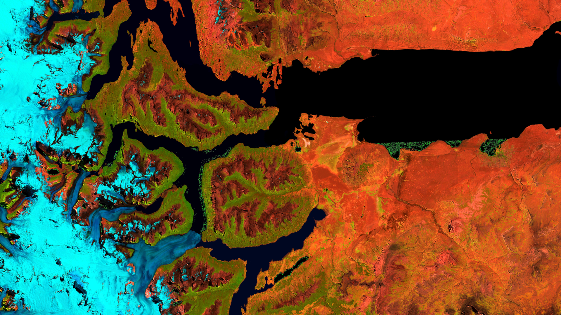 Satellitenbild des Monats Juli 2021: Los Glaciares (Argentinien)