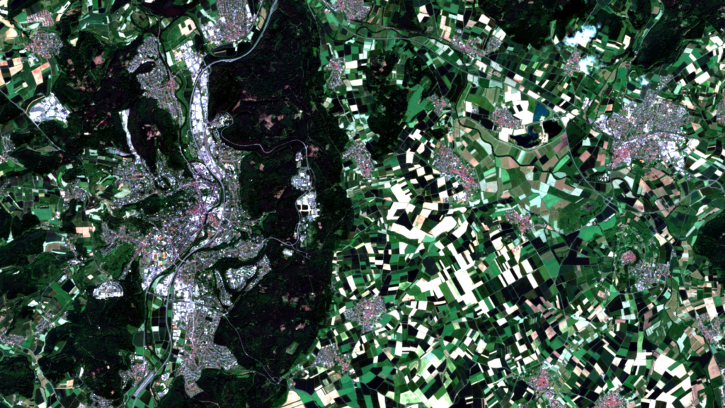 Satellitenbild des Monats März 2022: Marburg (Deutschland)