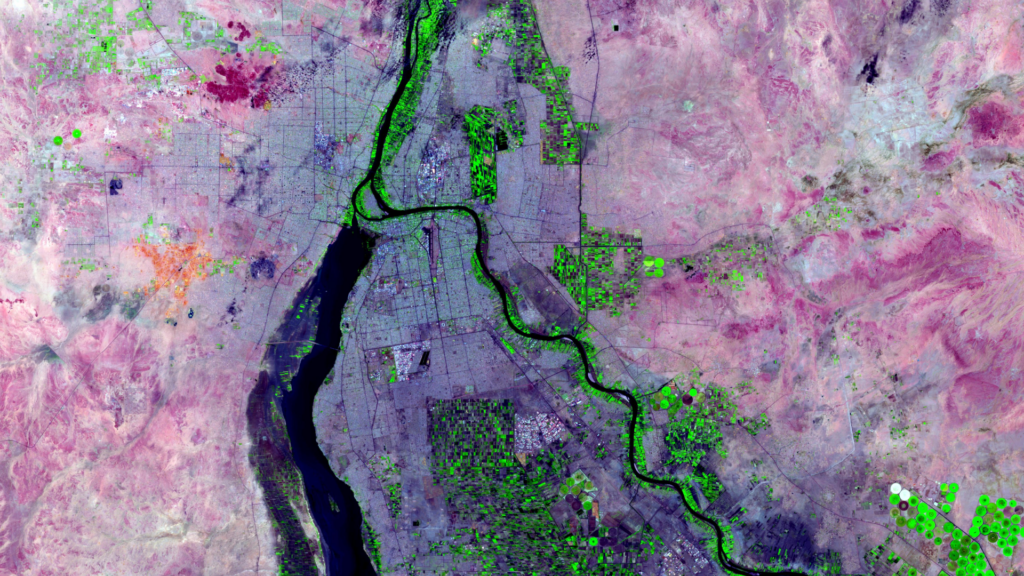 Satellitenbild des Monats April 2023: Khartum (Sudan)