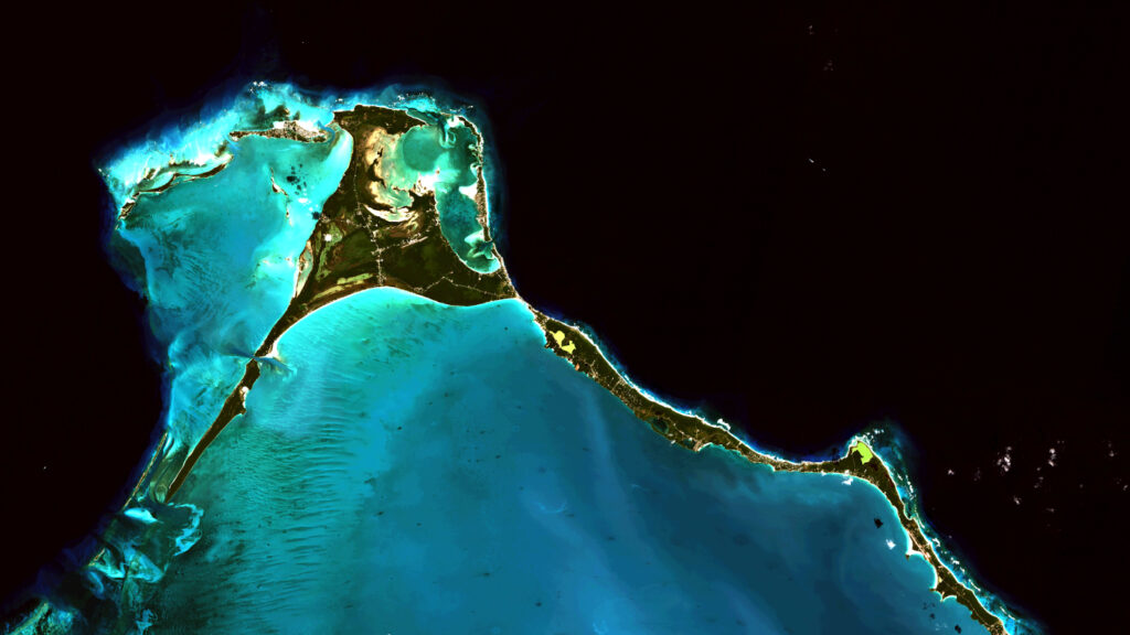 Satellitenbild des Monats Mai 2023: Eleuthera (Bahamas)