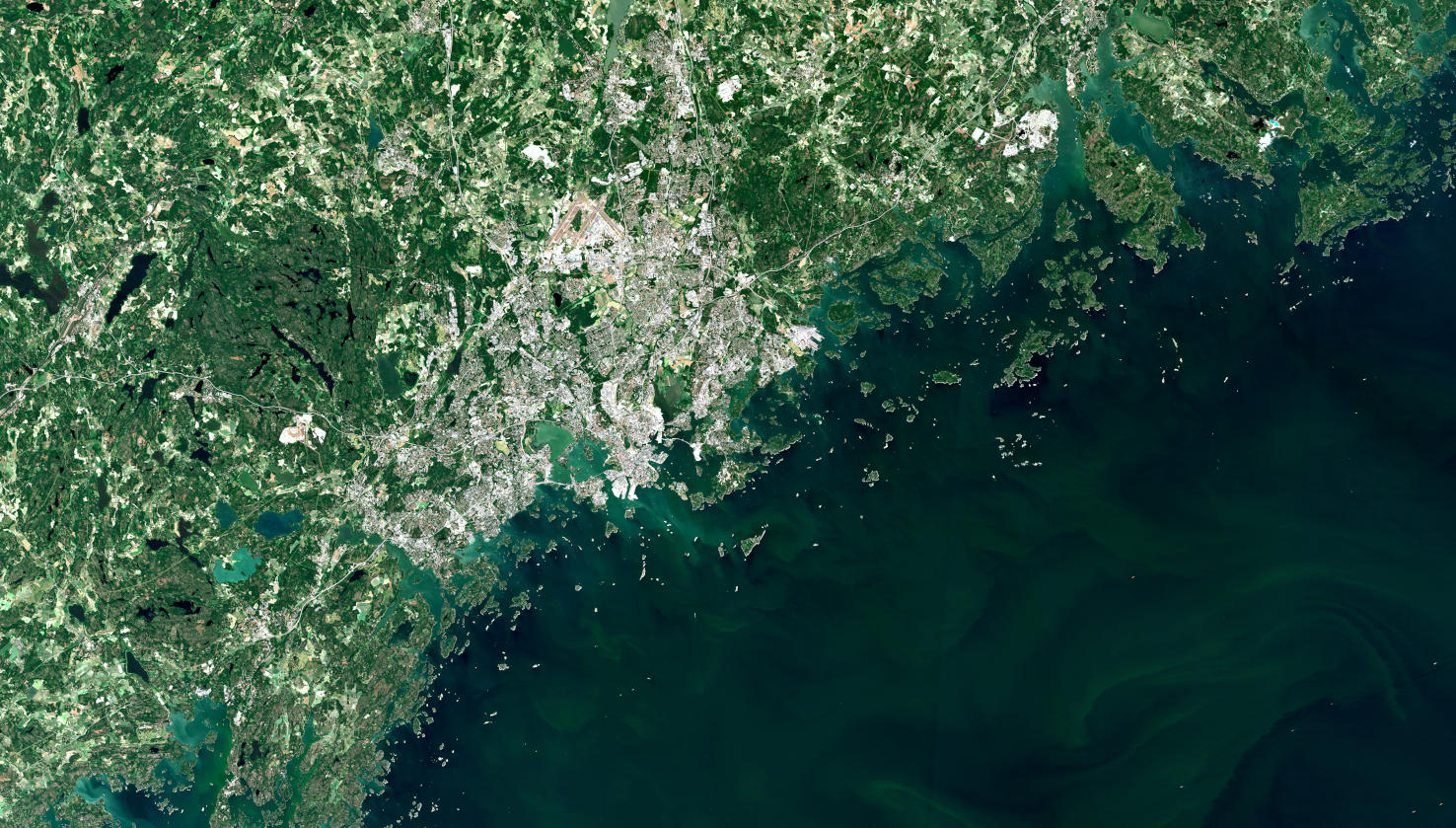 Satellitenbild des Monats Juli 2023: Helsinki (Finnland)