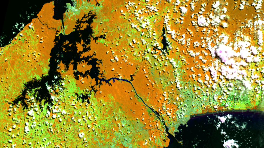 Satellitenbild des Monats Dezember 2023: Panamakanal (Panama)