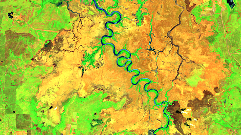 Satellite image of the month - February - Adelaide River (Australia ...