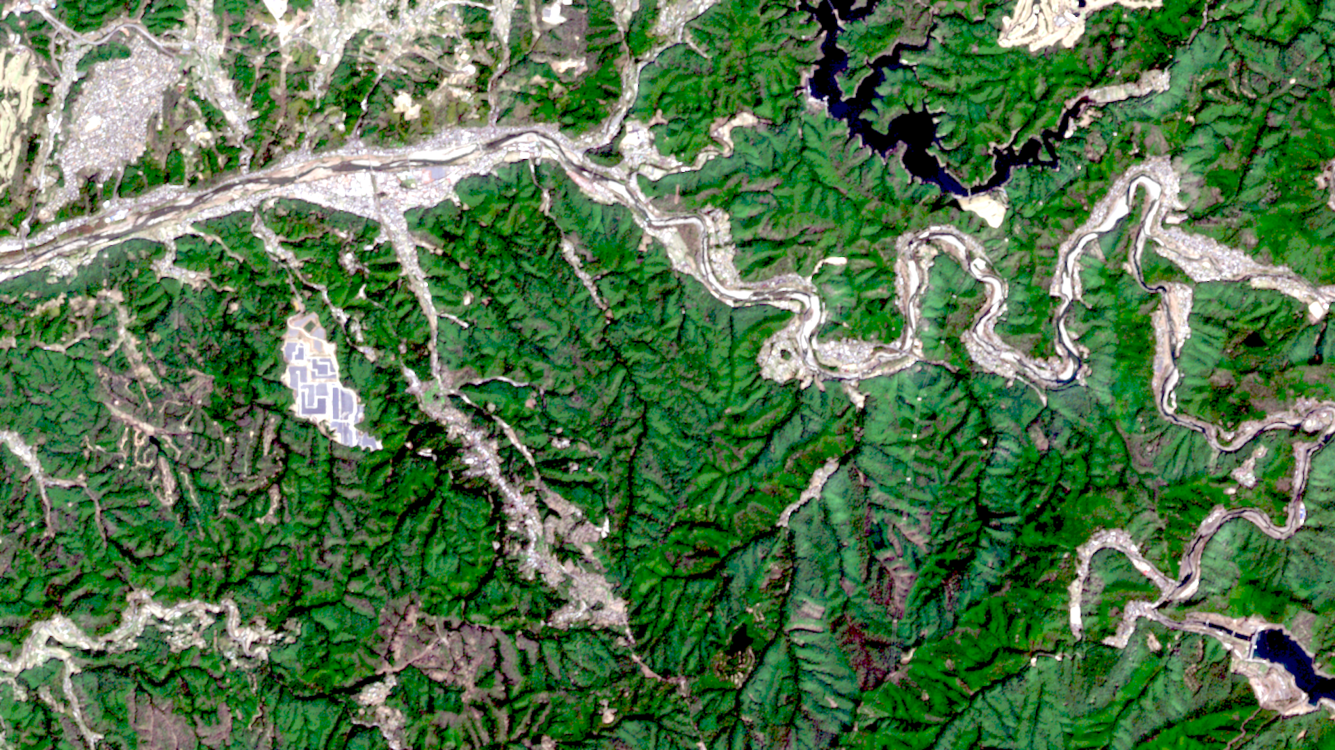 Satellitenbild des Monats April 2024: Yoshino-yama (Japan)