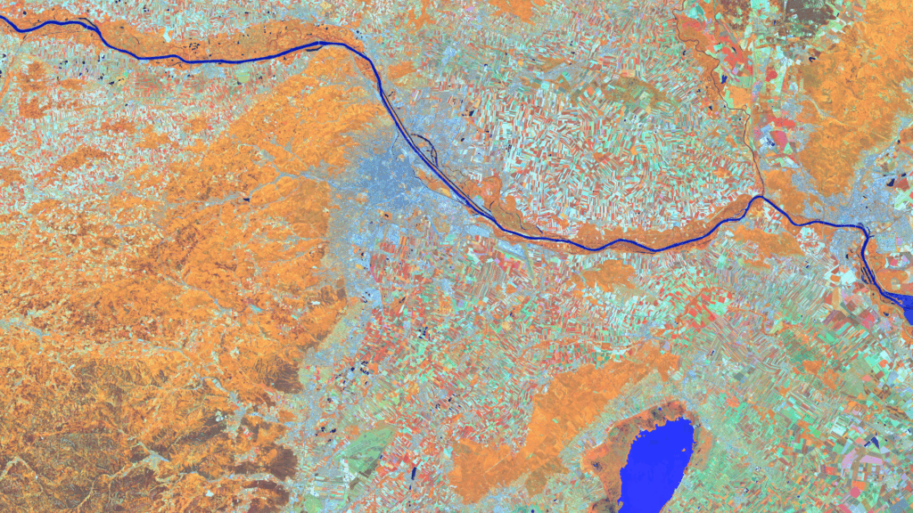 Satellite image Vienna
