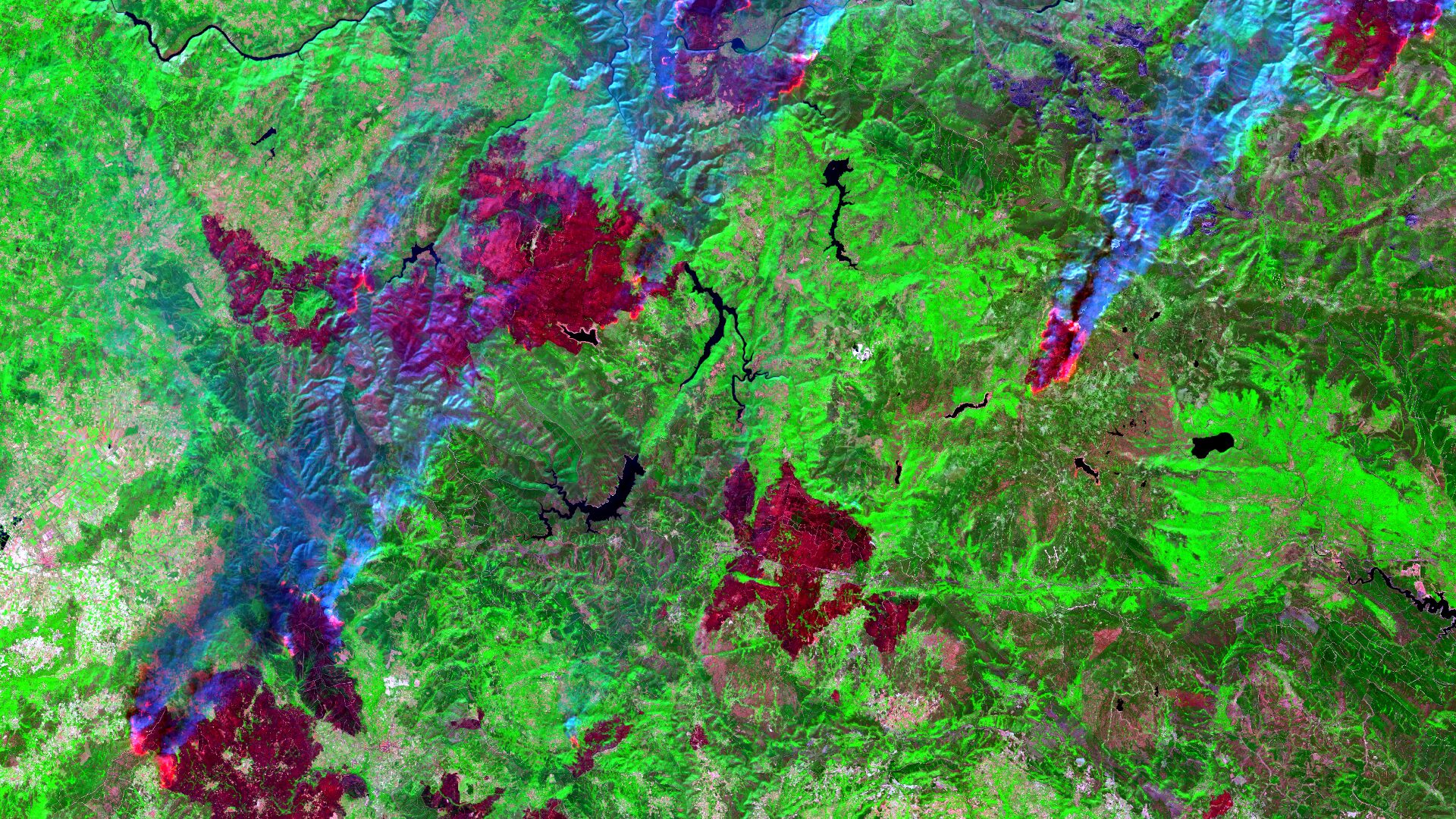 Satellite image of the month - November 2025: Macizo Central Orensano (Spain), 16.08.2025
