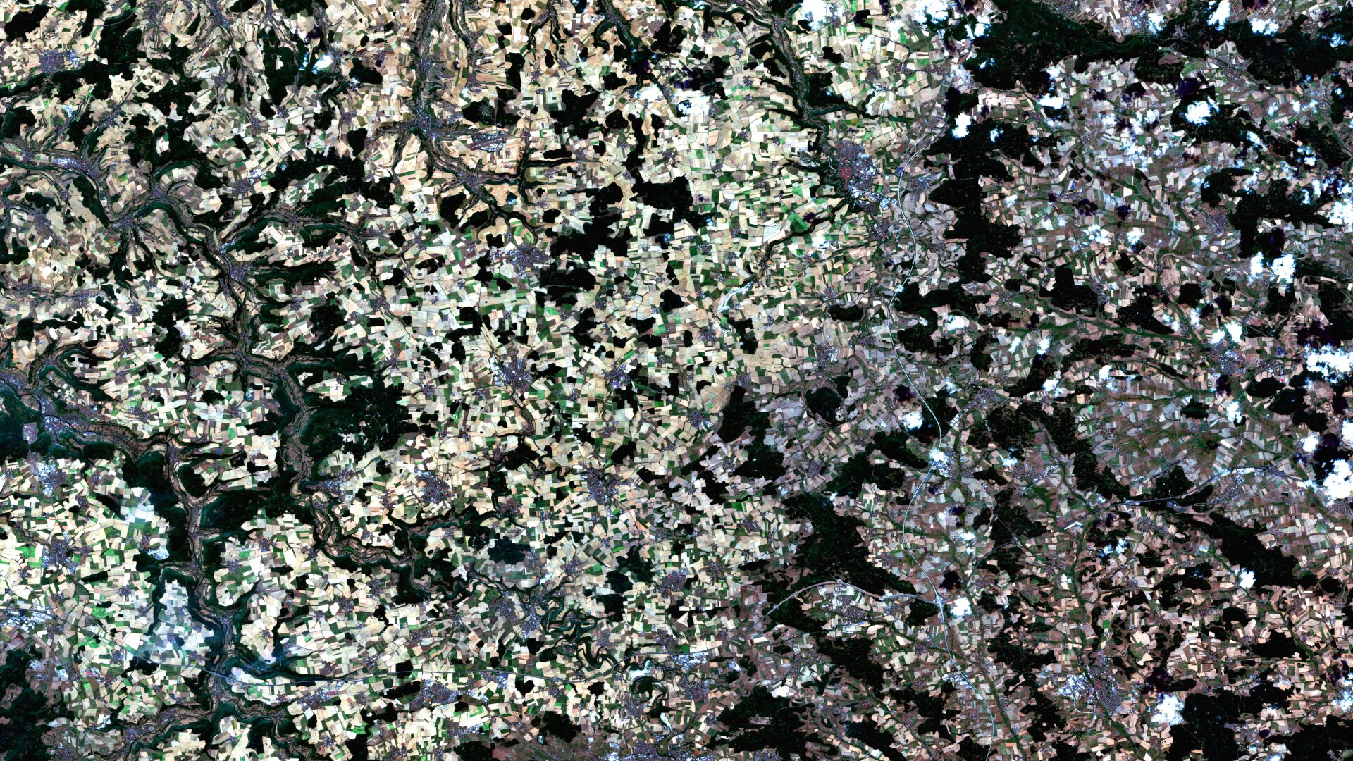 Satellitenbild des Monats Mai – Franken